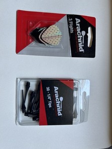 Vintage 90s Arachnid Soft Tip Dart Flights & Tips Set