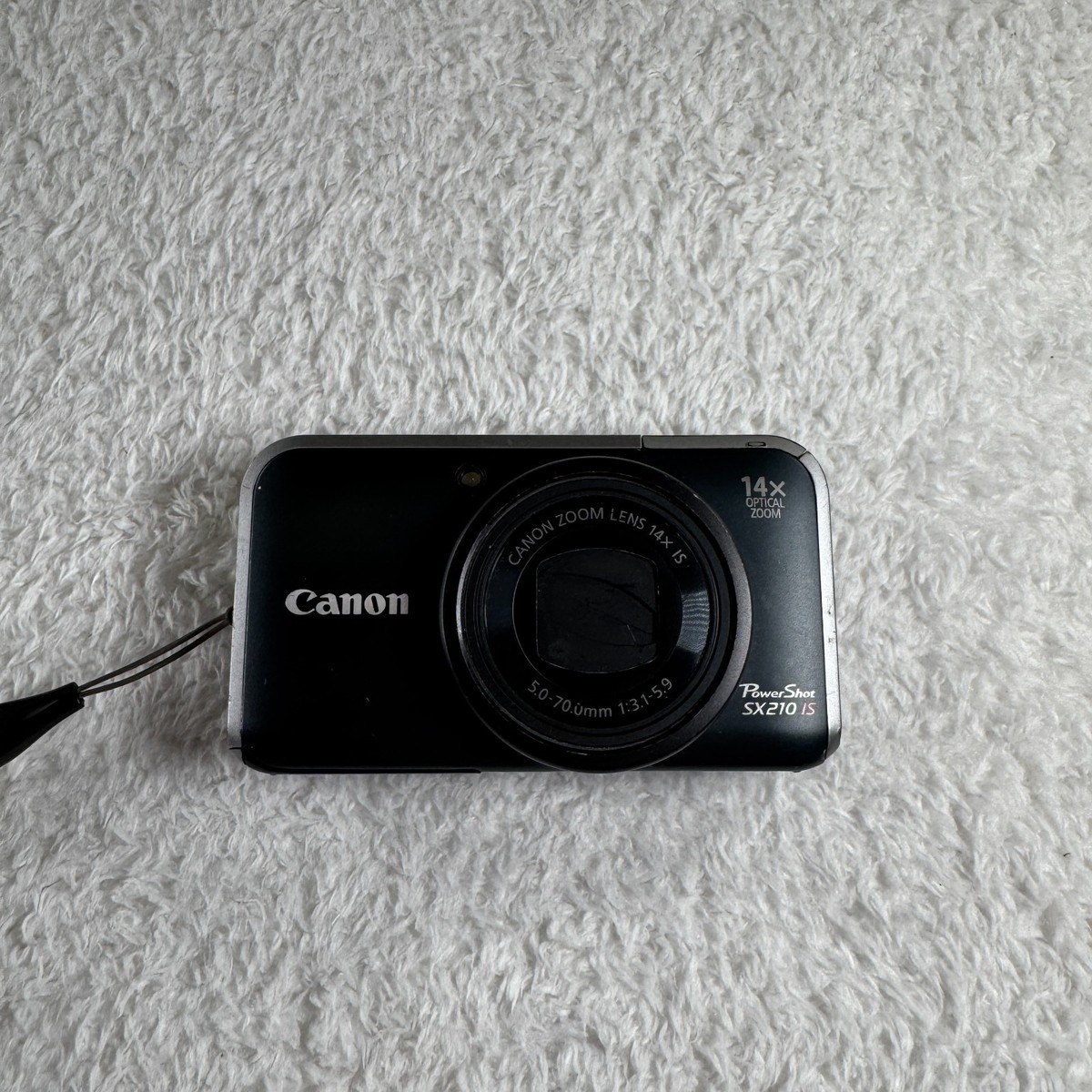 Canon PowerShot SX210 IS 14.1MP 14x Digital Camera - Black - No