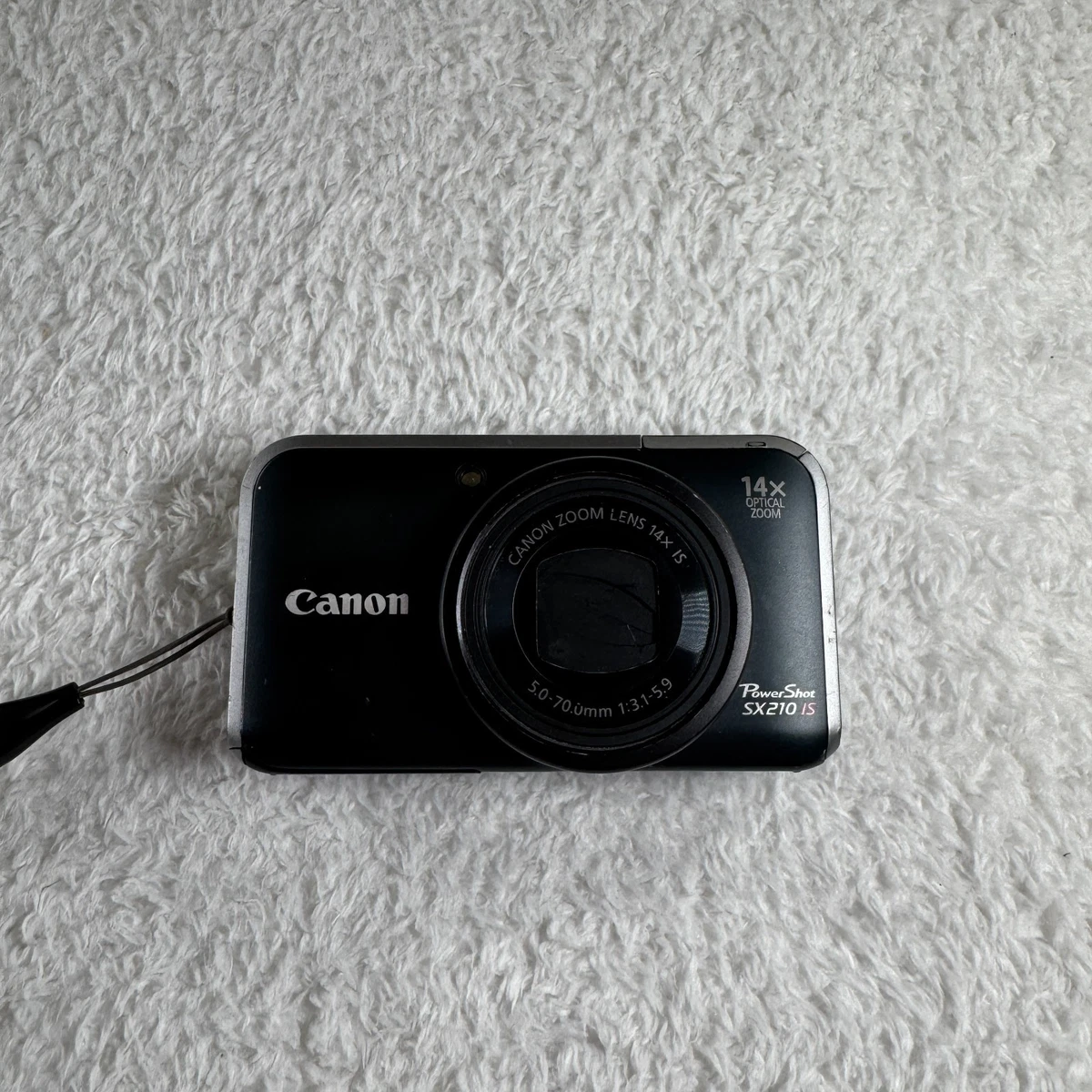 Canon PowerShot SX210 IS 14.1MP 14x Digital Camera - Black - No