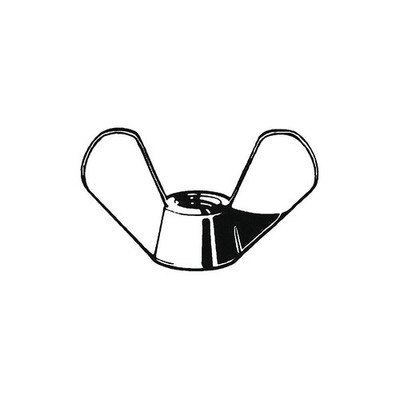 GRAINGER APPROVED M16270.120.0001 WngNt,Znc,Stl,65x33.5mm,M12-1.75,50PK 38DK37