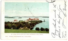 Rockwood, ME Maine 1907 Postcard, Moosehead Lake, Mt. Kineo
