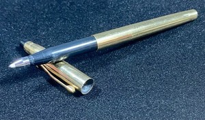 Cross ~ 1/20 12k Gold Filled Roller Ball Pen ~ Vintage ~ INA Logo ~ Lined ~ USA