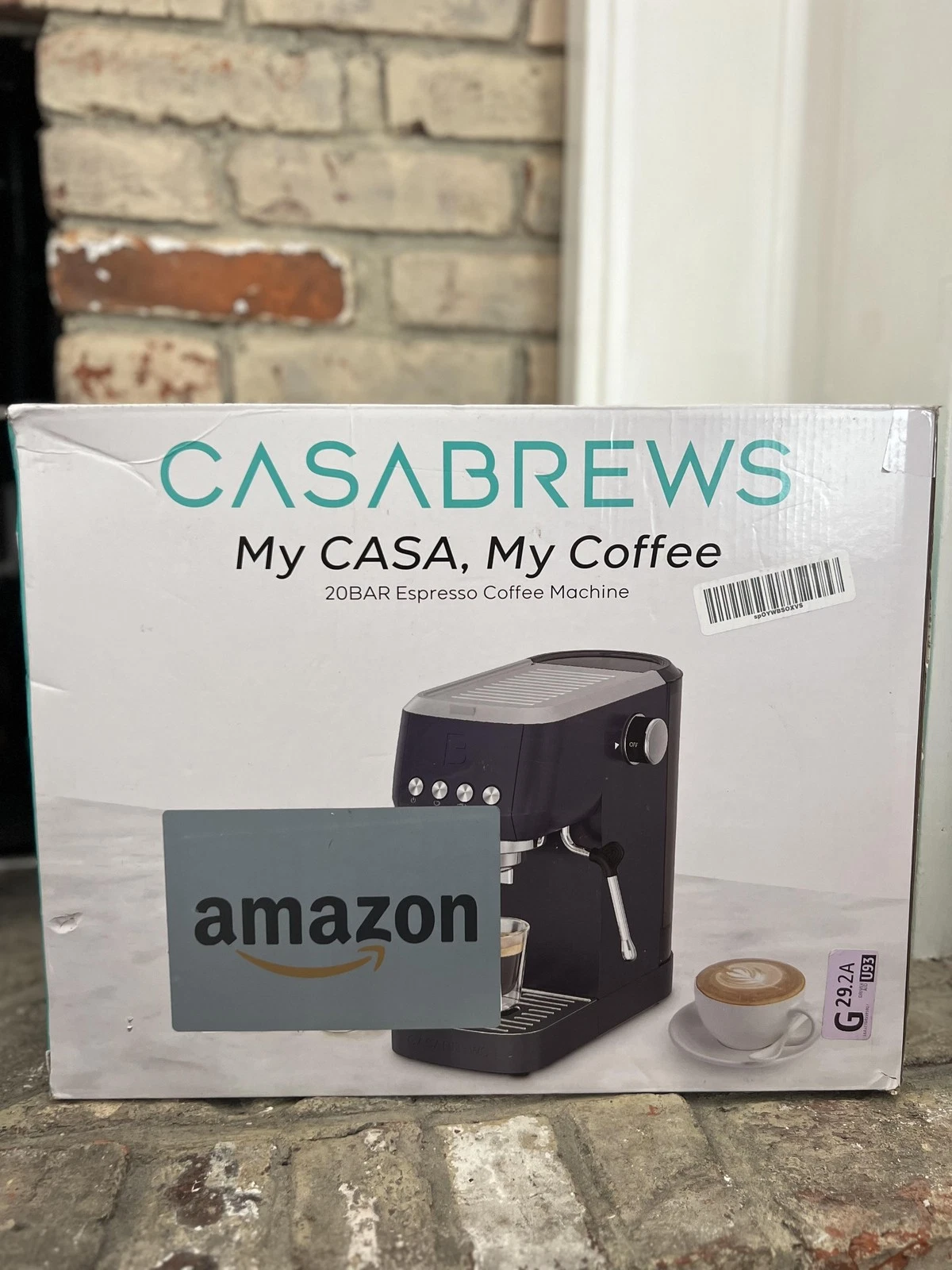 CASABREWS 20 Bar Espresso Machine 3700 Essential Royal Blue Steam Wand Frother