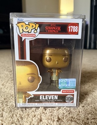 Funko Pop! Vinyl: Stranger Things Eleven Metallic le 9500 Supreme W/Hardstack