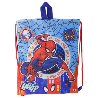 Spiderman Turnbeutel Mob Rules für Kinder mit Kordelzug und Griffen