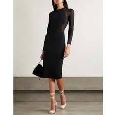 Stella McCartney Miracle Mesh paneled ponte  Dress Size: M | US, IT44