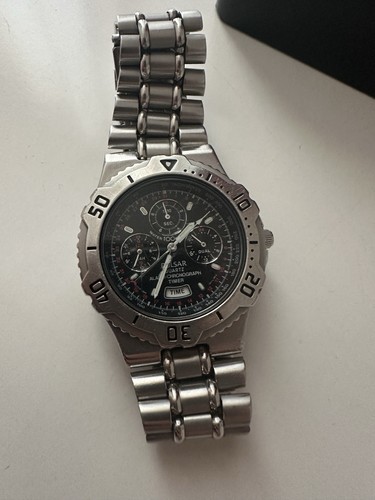 UNIKAT Herren Vintage 1992ALARM CHRONOGRAPH TIMERUhr PULSAR N945-6A10 - Bild 3 von 6