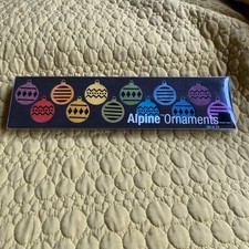 VTG Boże Narodzenie Drewno Wycinane Bombki świąteczne Tęcza Ozdoby 24-częściowy zestaw NOWE