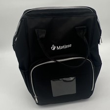 Matisse Diaper and Breast Milk Bag Backpack Black Insulated Fast Shipping  
