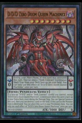 D/D/D Zero Doom Queen Machinex 1st Edition Ultra Rare Doom of Dimensions DOOD-EN