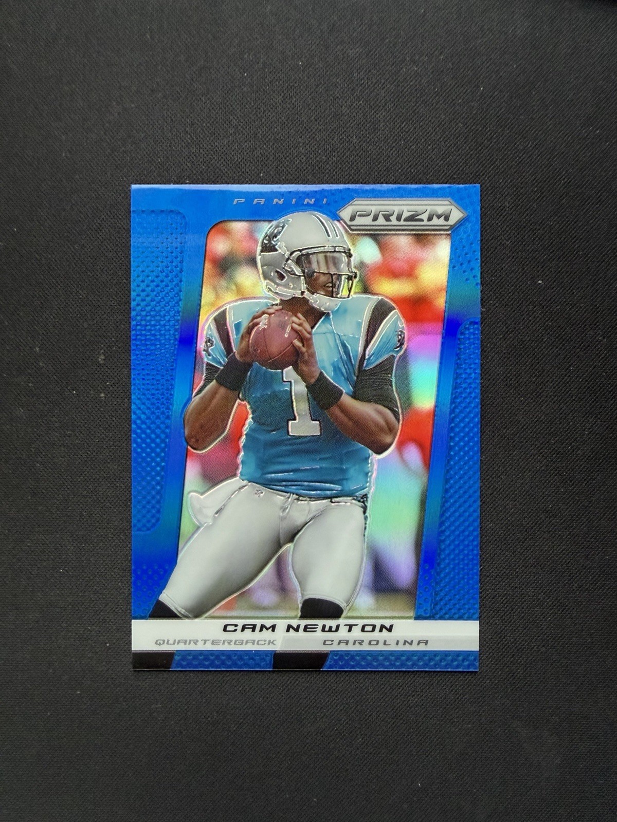 2013 Panini Prizm Cam Newton Blue Prizm #133 Carolina Panthers