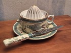 Presse Citron, Couteau, Porcelaine