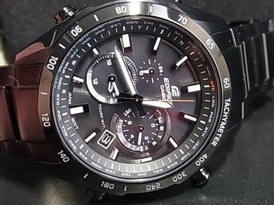 Casio Edifice EQW-T620DC Radio Solar Quartz 100m Black Stainless Watch