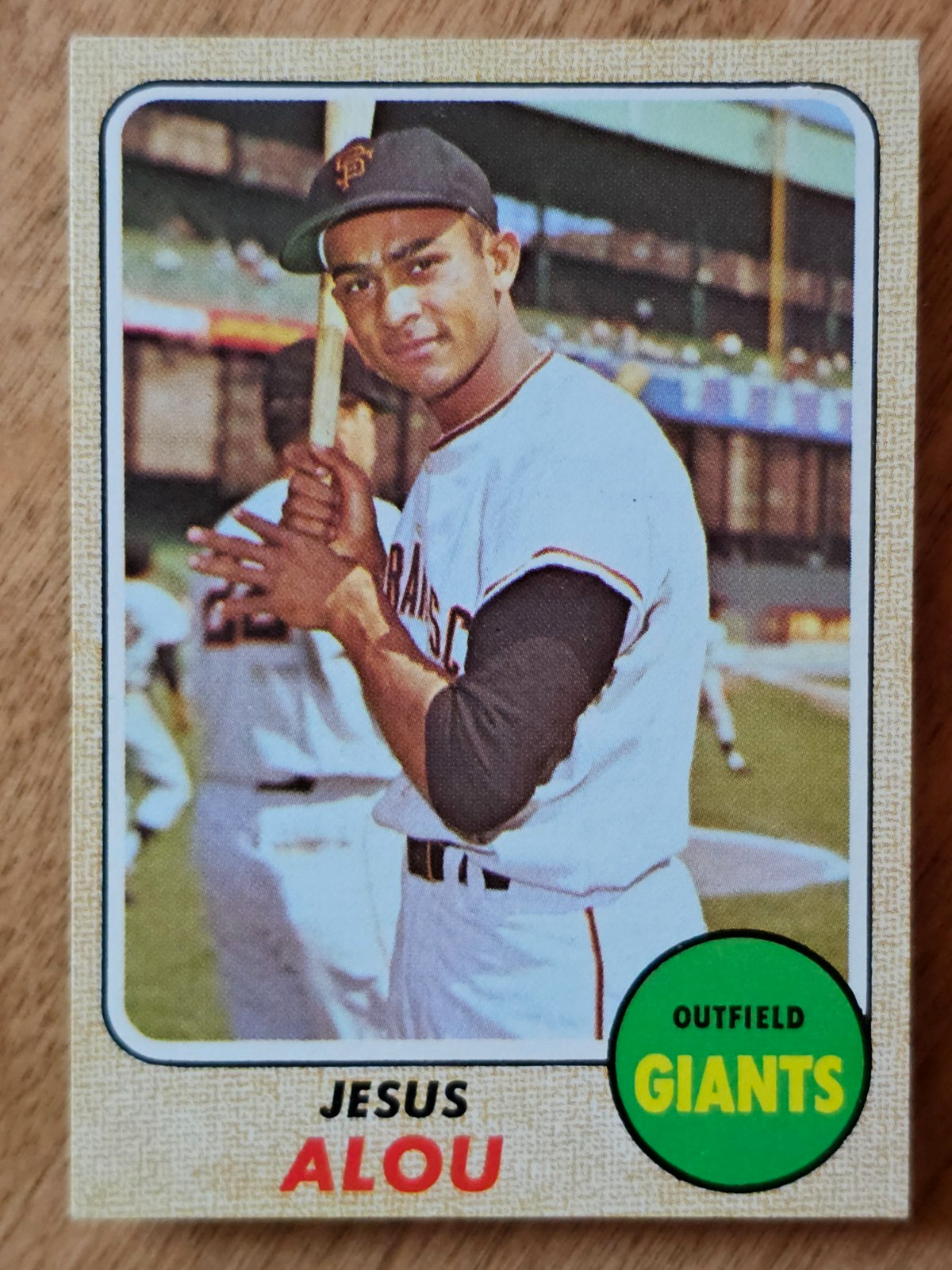 1968 Topps - Jesus Alou #452 - San Francisco Giants - NM