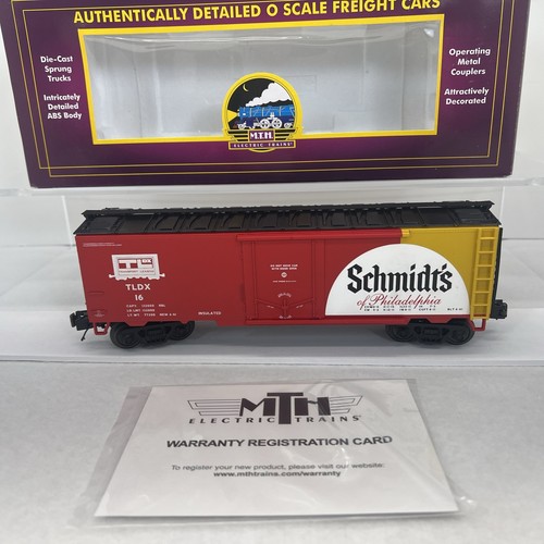 MTH Premier 20-94249 Schmidt’s of Philly Beer Reefer O Gauge NEW #16 - Picture 7 of 15