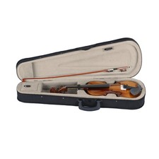 Natural School Basswood Size 3/4 Acoustic Violin Fiddle  Case  Bow  Rosin
