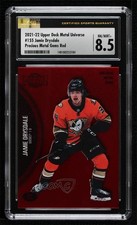 2021 Skybox Metal Universe Rookies PMG Red /100 Jamie Drysdale #155 CSG 8.5 u8j