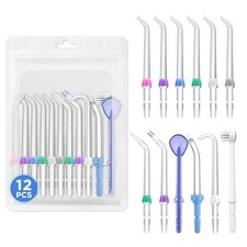 12PCS for Waterpik Replacement Heads, Replacement Picks Water Flosser Replacemen