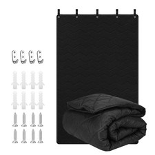 Soundproof Curtain 48" x 78"- Lightweight Automotive-Grade Acoustic Sound Dam...