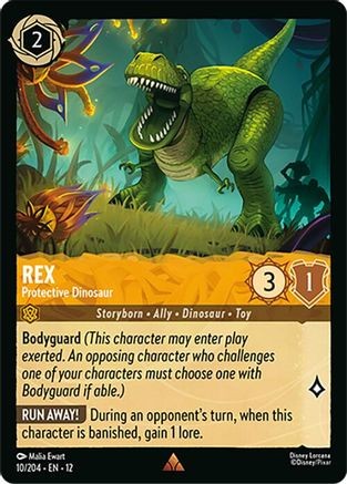 Rex - Protective Dinosaur 10/204 Wilds Unknown NM/M