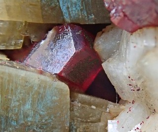 special ZINNOBER kristall ANKERIT crystal ERZBERG Eisenerz Steiermark AUSTRIA