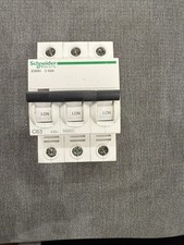 Schneider MCB 63 Amp Acti9 iC60H Type C 63A  Triple Pole 3 Phase 