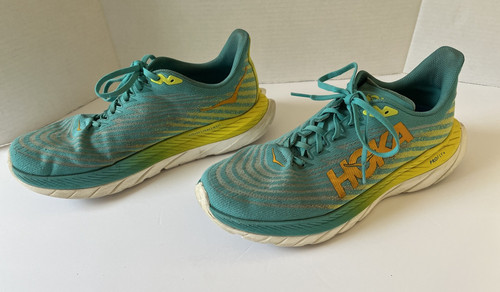 Hoka Mach 5 Running Sneakers Athletic Shoes Profly Blue Yellow Men’s 11.5 D - Picture 3 of 9