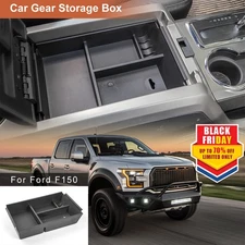 Center Console Storage Box Organizer Tray Accessories for Ford F150 2009-2014 a