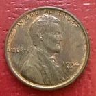 1934 P Lincoln Wheat Cent / Penny *AU+- ABOUT UNCIRCULATED+ FREE SHIPPING 415