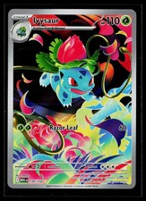 Ivysaur 134/132 Illustrazione Rara Carta Pokemon TCG da Mega Evoluzione NM