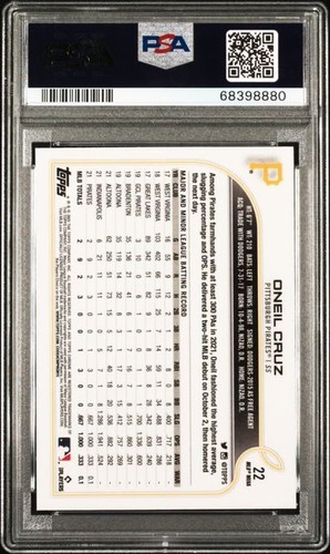 2022 Topps Chrome Logofractor Edition - Oneil Cruz #22 (RC) - Foto 2 di 2
