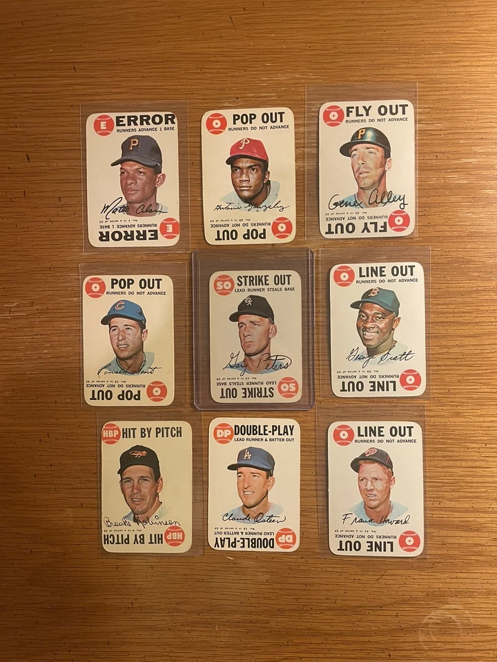 Juego completo Topps 1968 #1-33 Mantle Mays Clemente Aaron EX como nuevo BV $880,00 Foto 3 de 4