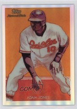 2010 Chrome National Chicle Refractor /499 Adam Jones by Jeff Zachowski 1v1