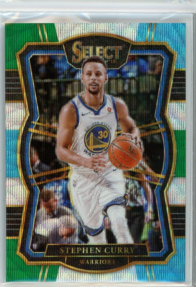 2017-18 Panini Select #143 Stephen Curry Tri-Color Prizm (DG)