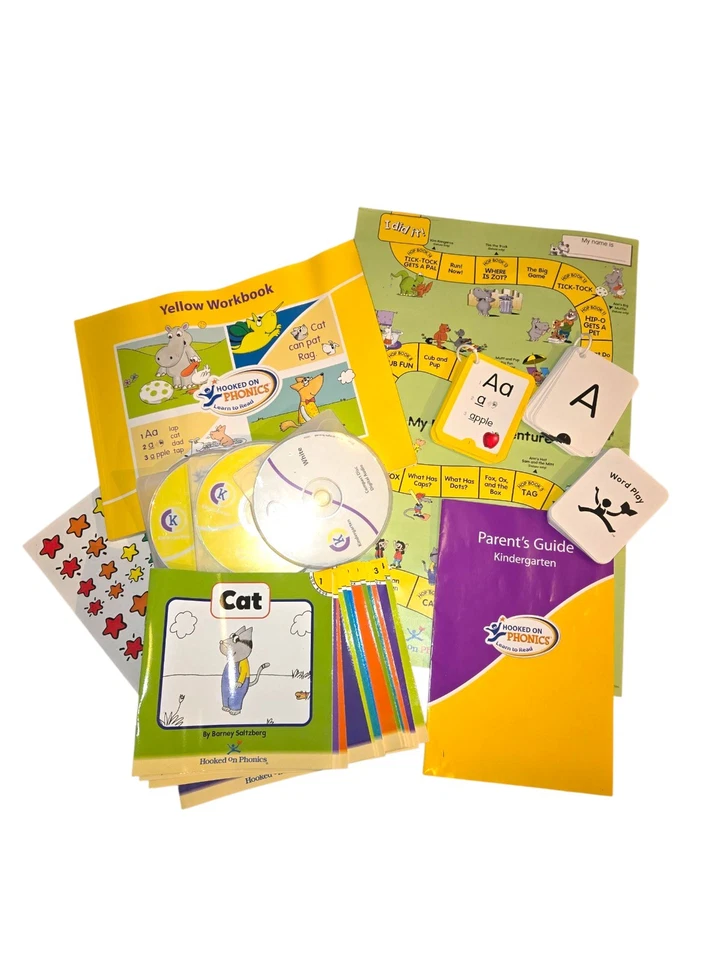 Hooked on Phonics Learn to Read Curriculum Ages 4-8 Grades K-2 Near Complete Set - Image 2 of 4