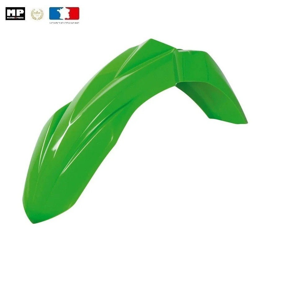 Garde boue avant vert plastique moto Kawasaki KX 450 2019-2022
