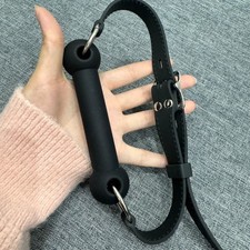 Open Mouth Gag Full Silicone Bone Slave BDSM Bondage Harness Belt Oral Restraint