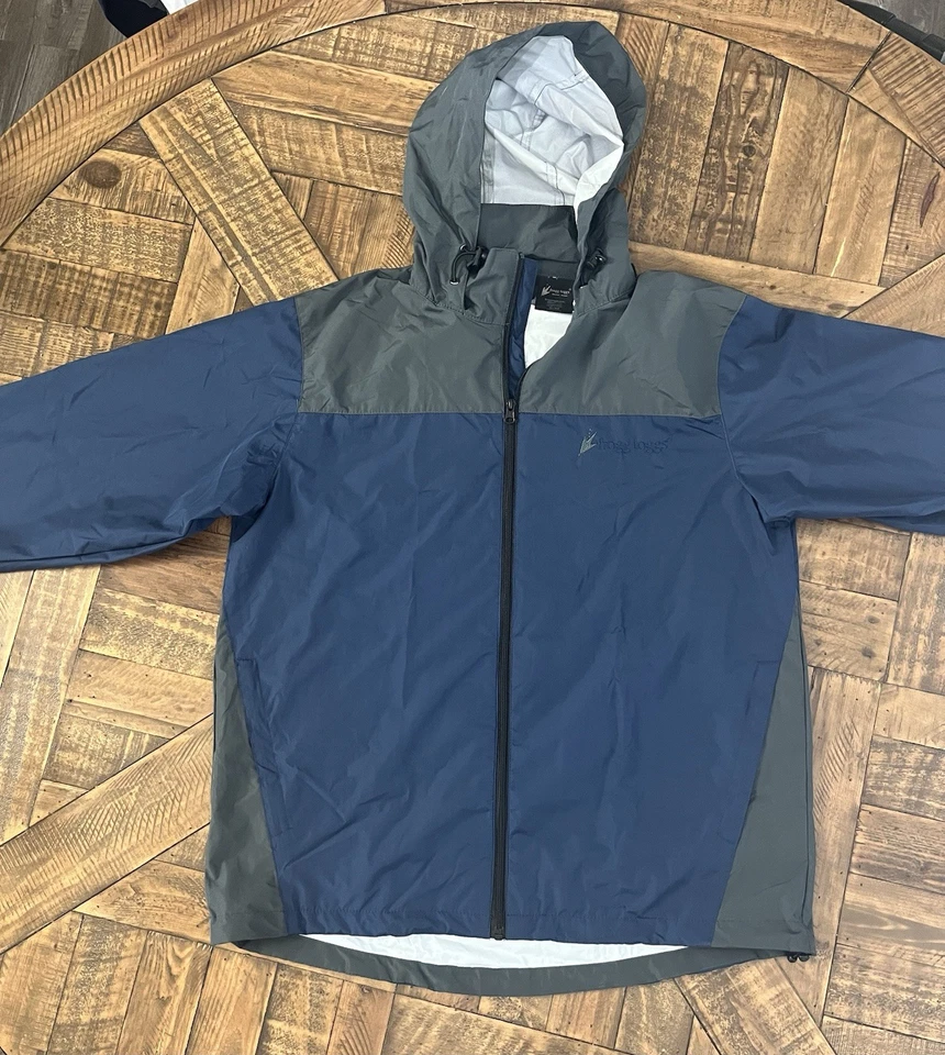 Frogg Toggs Jacket Mens Small/Medium Blue Lightweight Water Wind Resistant 160 - Image 2 of 4