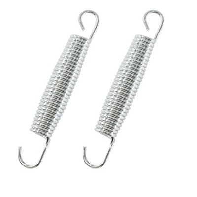 2 PCS Extended Tension Spring Wire 0.12 OD 0.87 Length 5.5 Inch Steel Hook