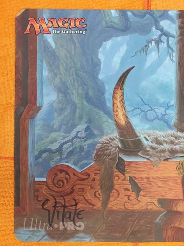Tappetino da gioco Mox Emerald MTG FIRMATO Raoule Vitale Wizards Of The Coast - Foto 5 di 9