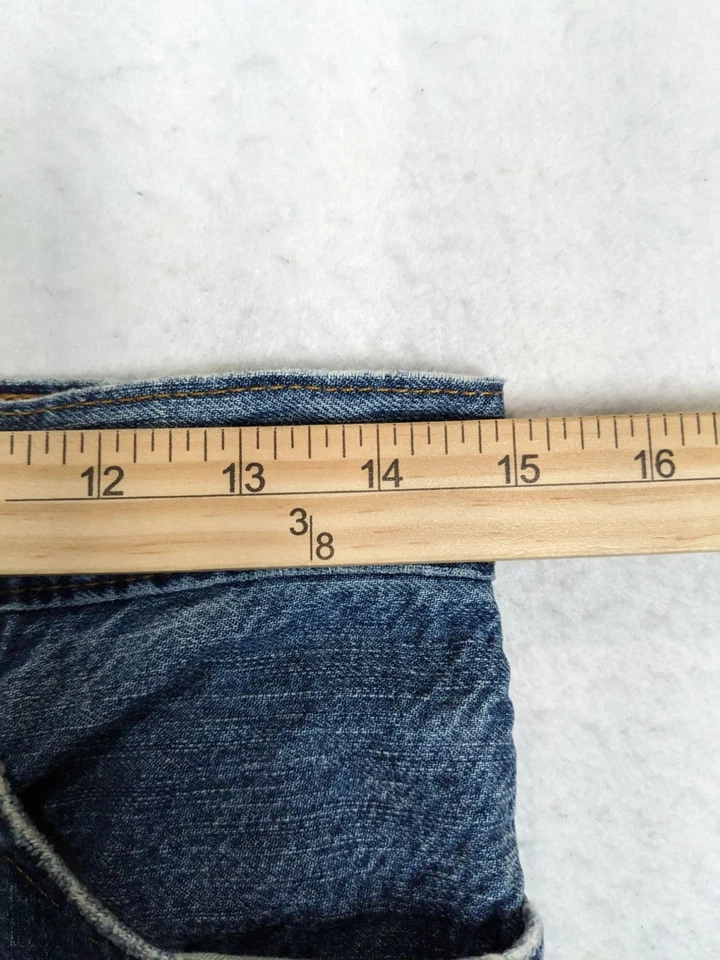 Мужские прямые джинсы AXIST размер 29 x 32 джинсовая ткань синий - Изображение 4 из 4