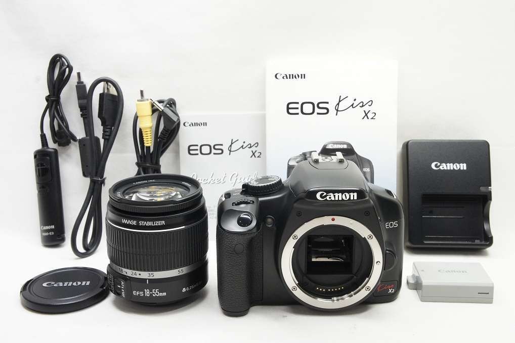 Canon Eos Kiss X2 Lens Kit Ef-S 18-55Mm F3.5-5.6 Is Dslr
