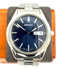 vintage seiko 37mm Men Quartz Watch 7N43-9080 working New Battery f332