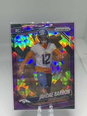 Jahdae Barron RC 2025 Panini Prizm Purple Ice /225 Denver Broncos #350