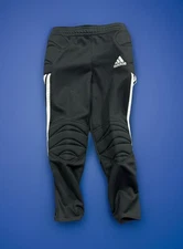NEW Adidas Tierro 13 GK 4-5 Years Padded Goalkeeper Pants Black Climalite Soccer
