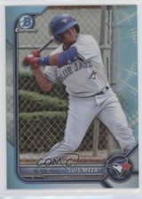 2022 Bowman Draft Chrome Sky Blue Refractor Luis Meza #BDC-89 0w53