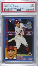 2019 Topps 1984 Baseball Rookies Blue David Fletcher #84R-DF PSA 9 MINT g6p