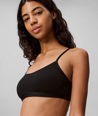 Calvin Klein Women's Form to Body Unlined Bralette QF6757 Black Size:S NWT