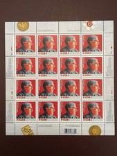 Canada Stamp Sheet/Pane - 2010  57-cent  ROMEO LEBLANC Mint Pane of 16  UT 2370