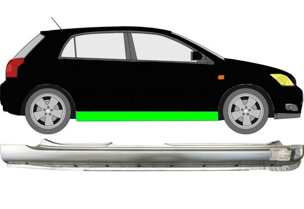 Vollschweller FüR Toyota Corolla E12 2001 – 2007 Rechts-image
